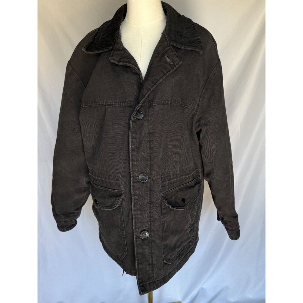Dickies 90s vintage blanket lined chore jacket with corduroy collar